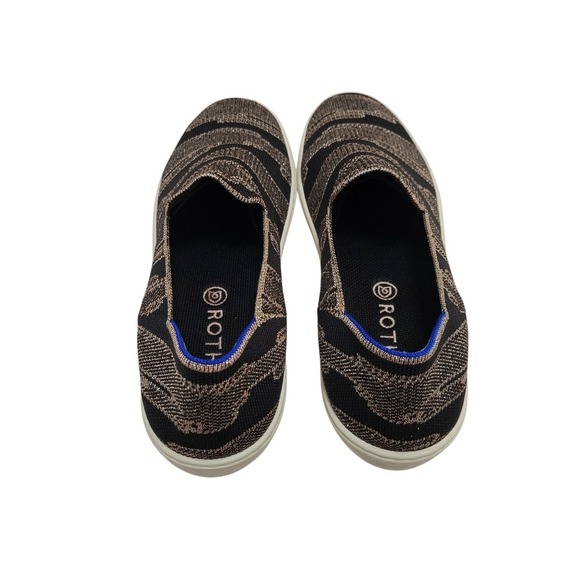 Rothy's The Original Golden Shimmer Slip On Sneaker - Picture 7 of 13